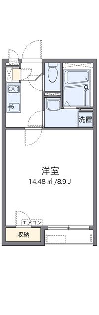 クレイノクローバーハイツⅢ 間取り図