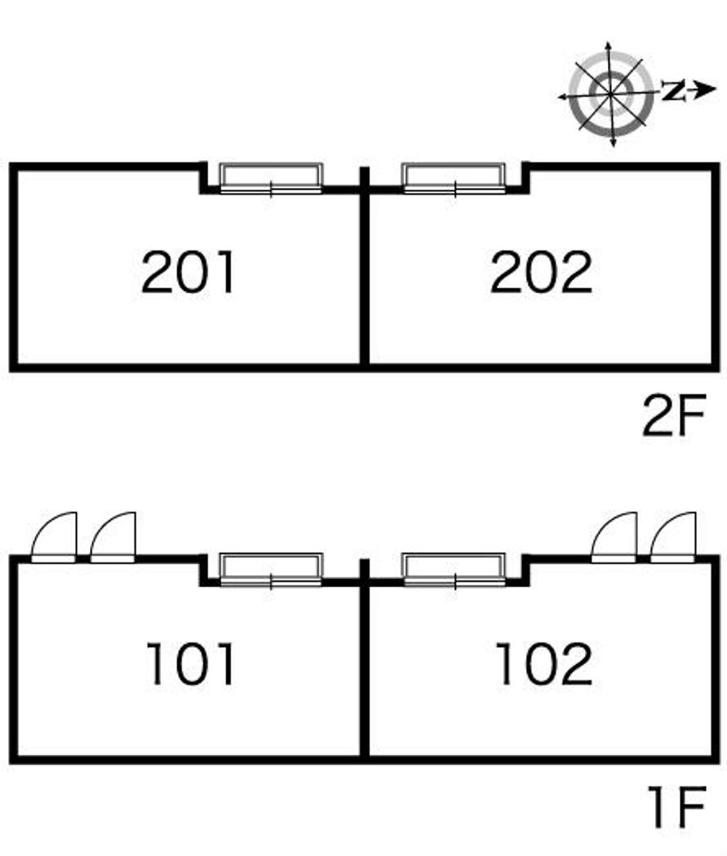 レオパレスベルハイツ 間取配置図
