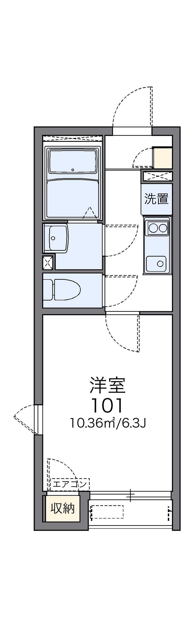 レオネクストノービレハル 間取図