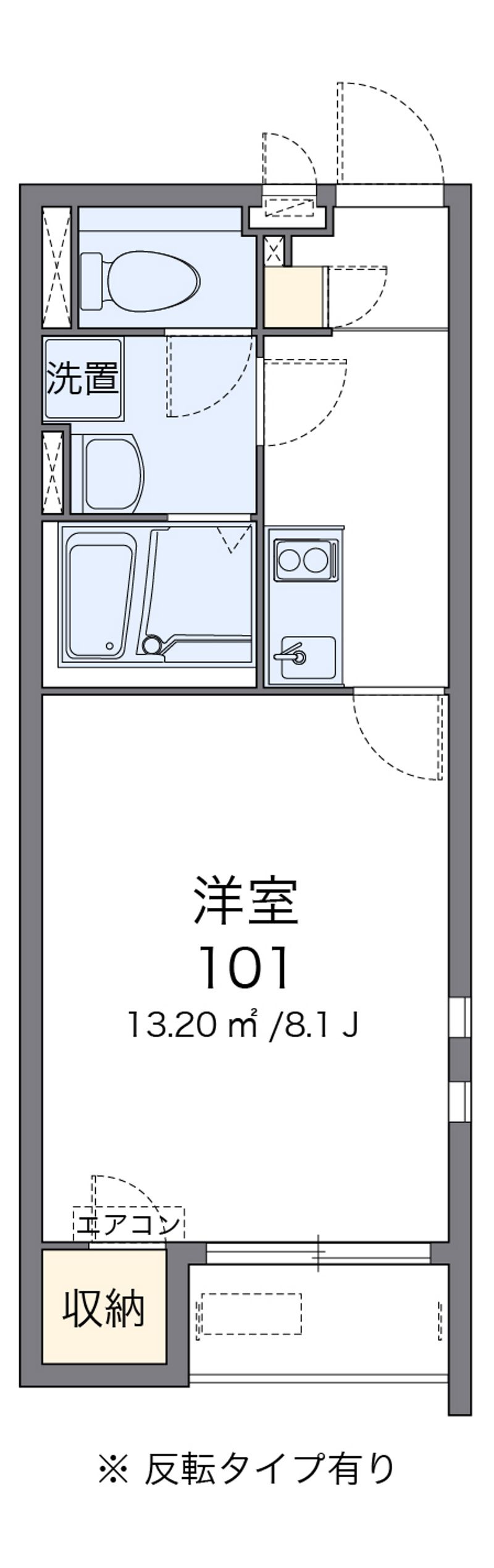 クレイノコンフォール綾部 間取図
