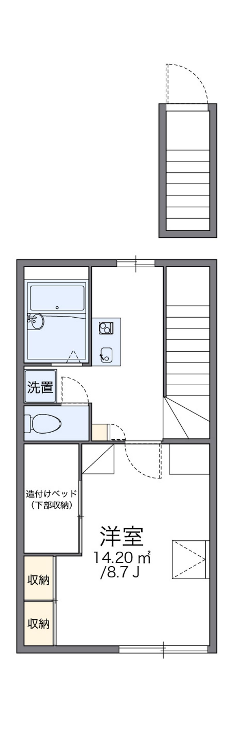 レオパレスコスモ 間取図