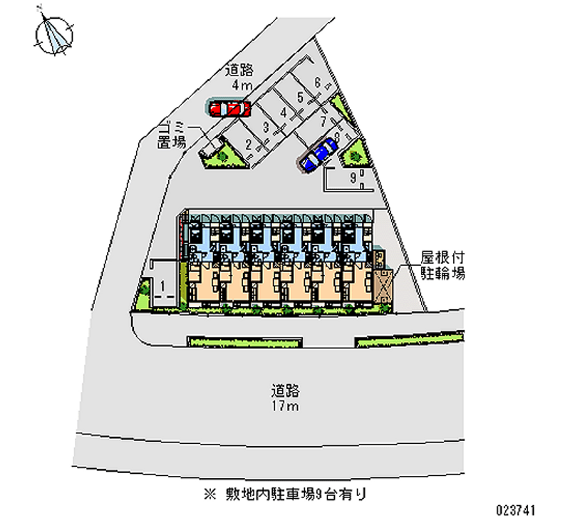 レオパレス神楽 月極駐車場