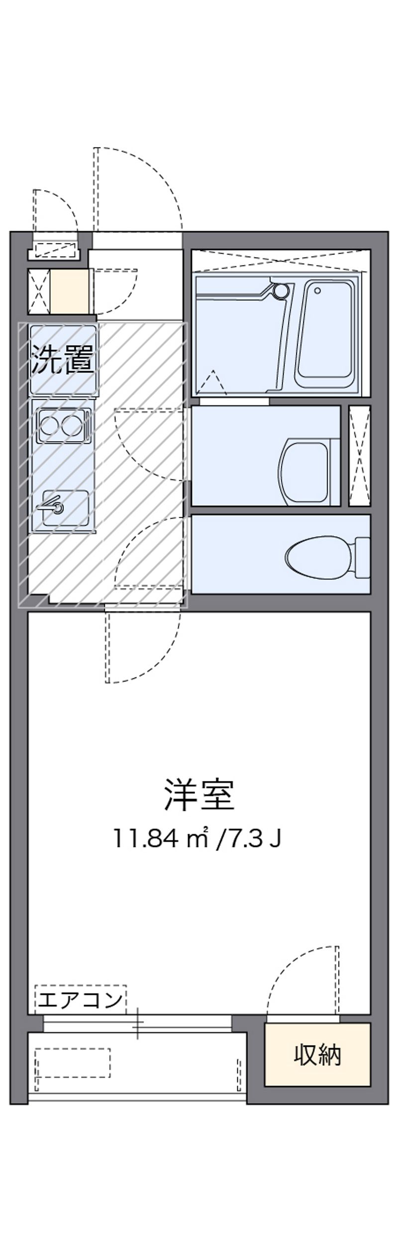 クレイノディン　カント 間取図