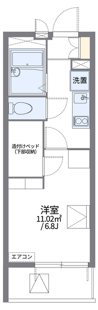 レオパレスｕ　ｋ 間取り図