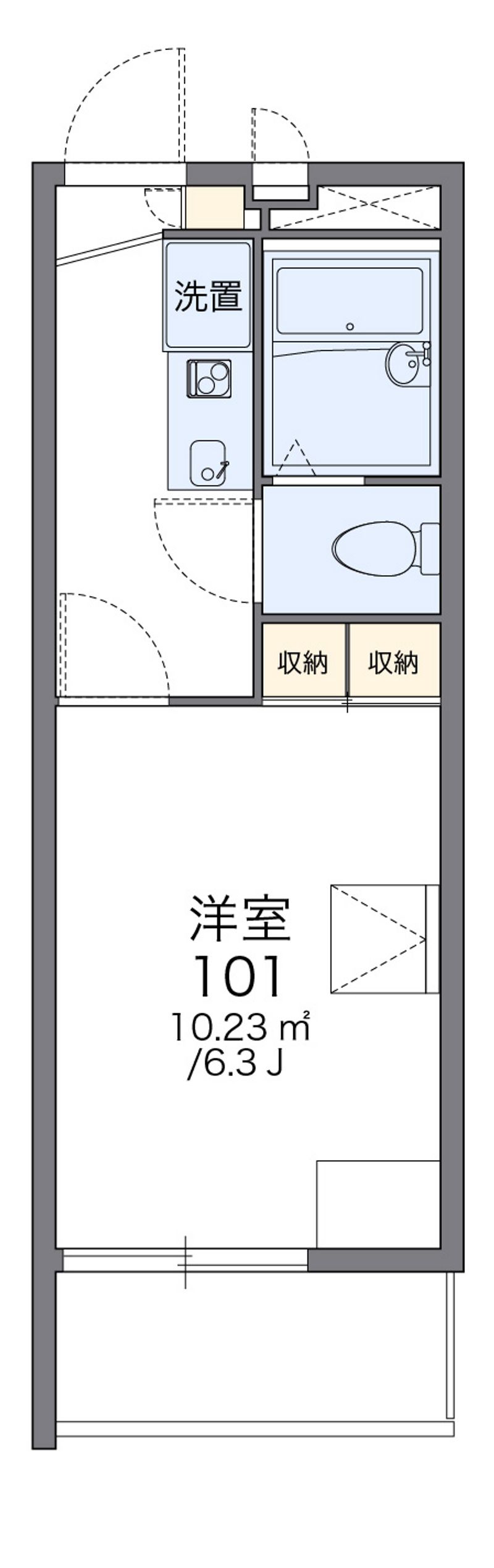 レオパレスＹＳＫ 間取図
