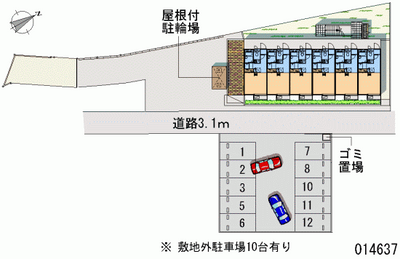 14637 Monthly parking lot