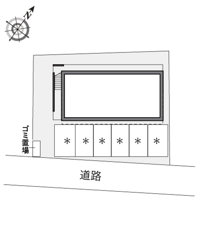 レオパレスガーデンハイツ１８ 配置図