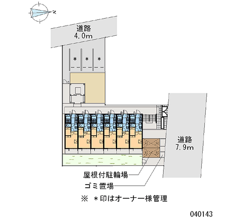 レオパレスリンカ 区画図