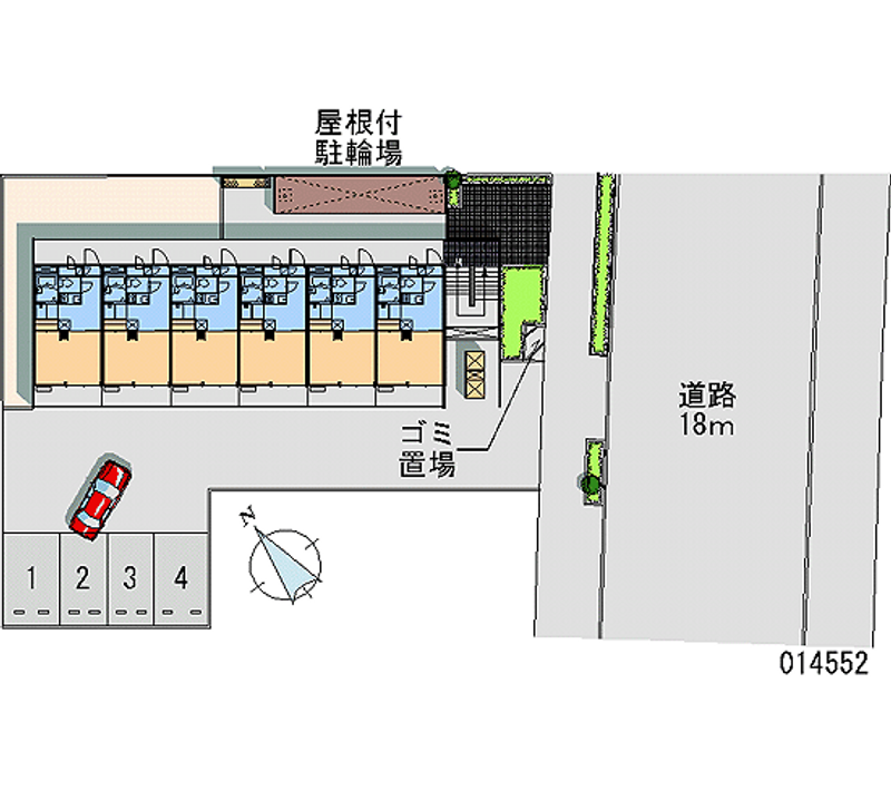 レオパレスソレーユ 月極駐車場