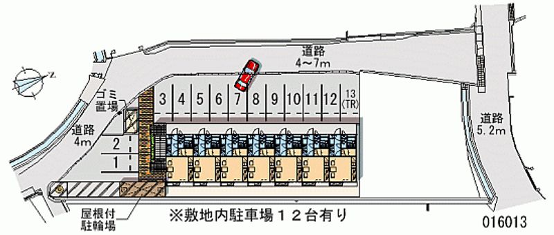 16013 Monthly parking lot