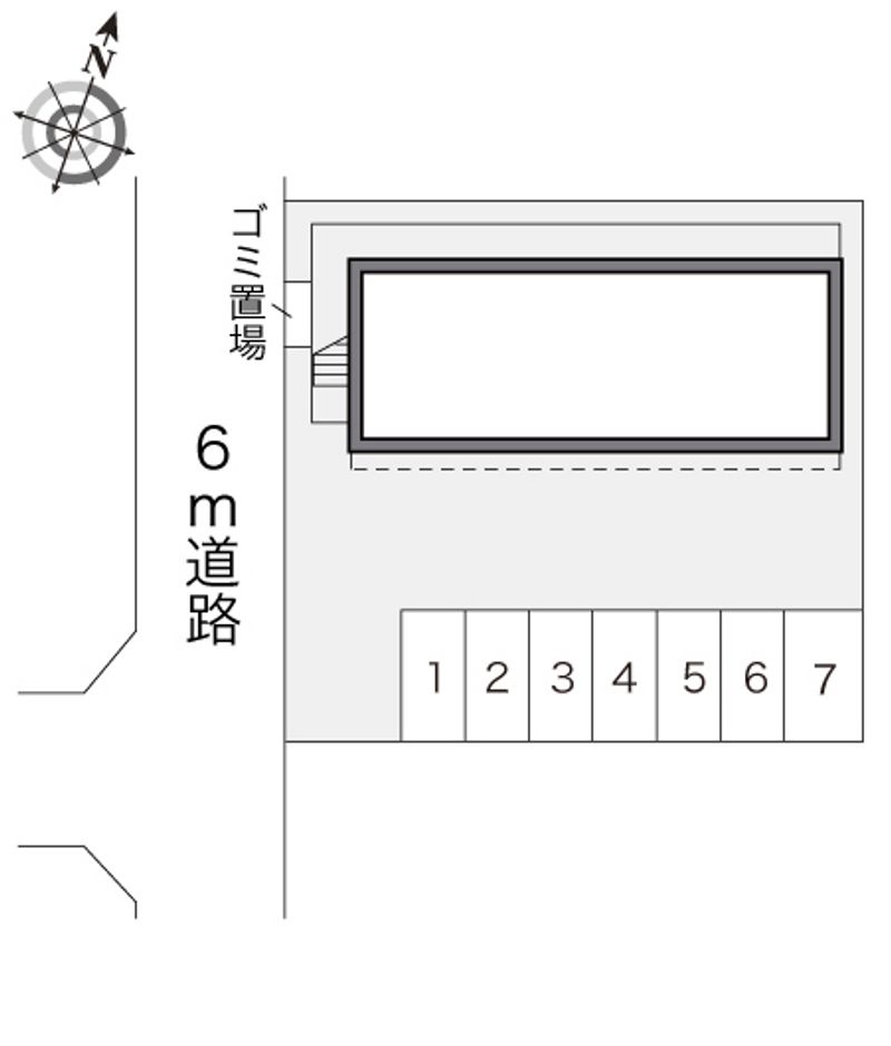 レオパレスパークサイド 配置図