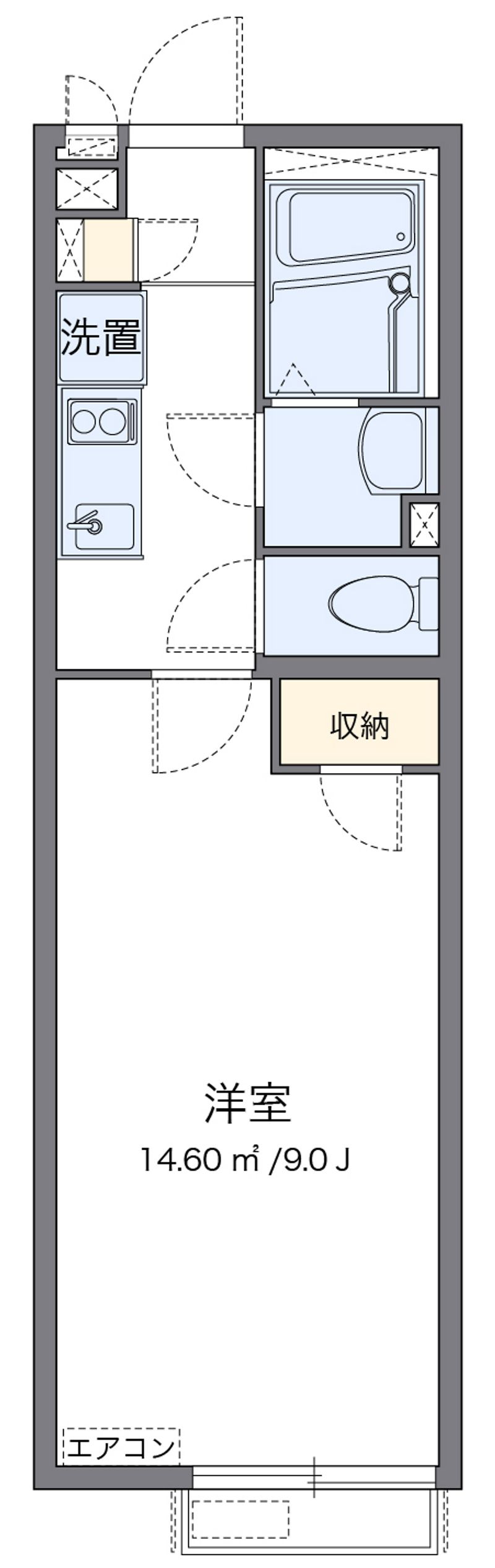 クレイノテラスハウス 間取図