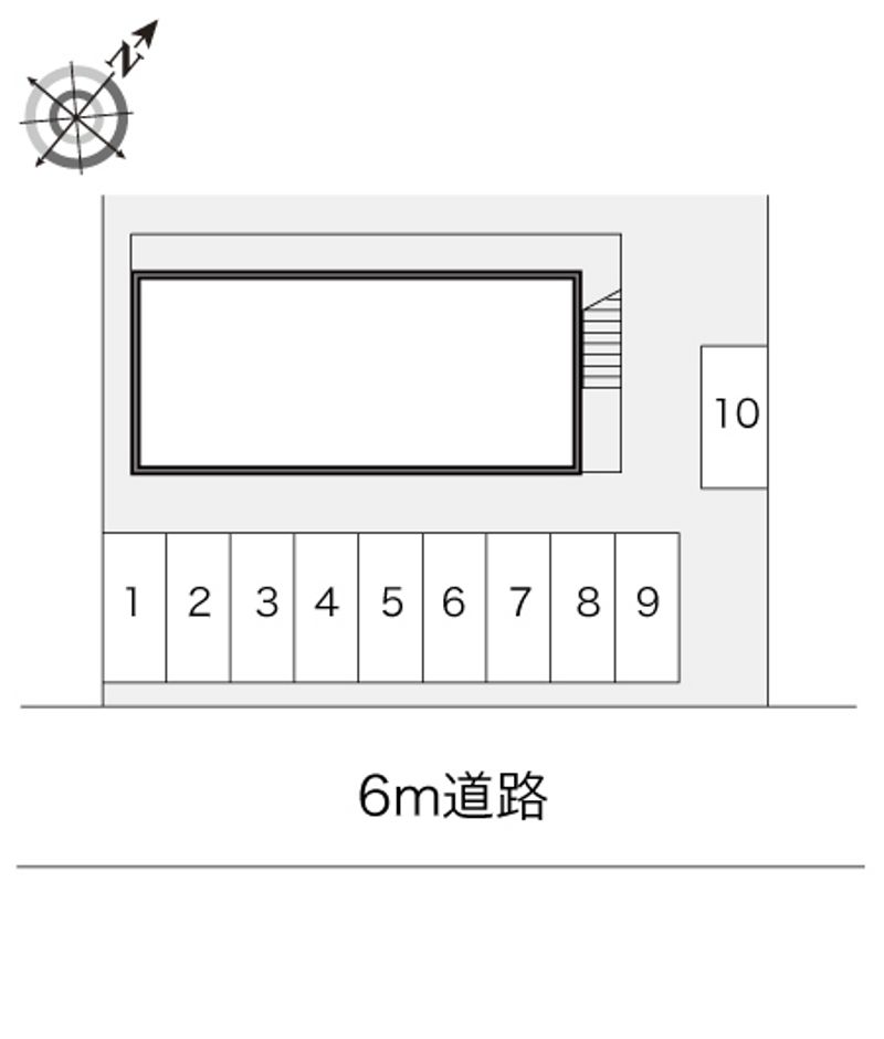 レオパレスＲｉｖｅｒＷｅｓｔ 配置図