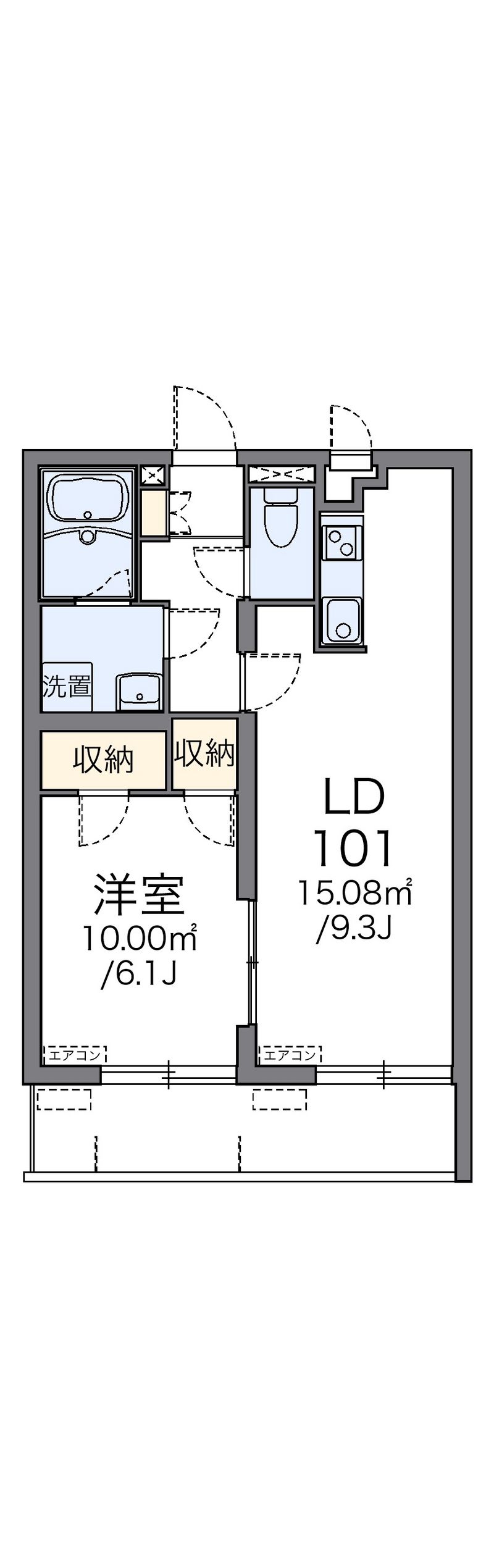 レオネクスト仲の原 間取図