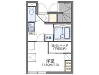 レオパレスグリーンハイツ 間取り