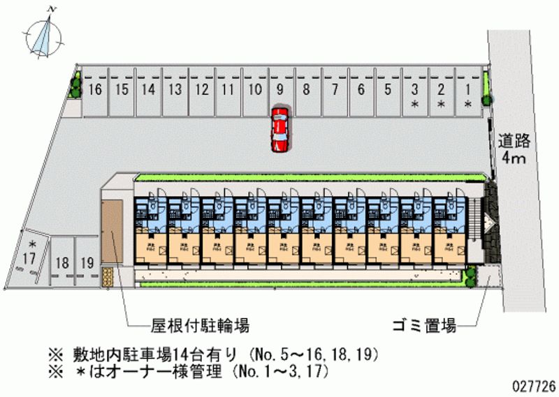 レオパレスＴＡＫＡＫＩ 月極駐車場