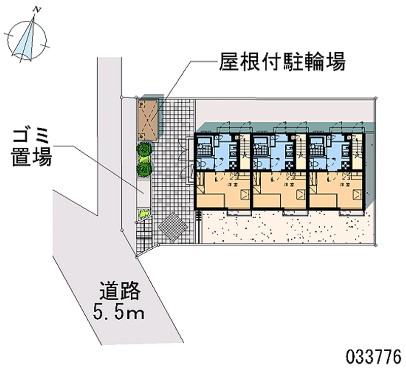 レオパレスＥＡＳＴ 区画図
