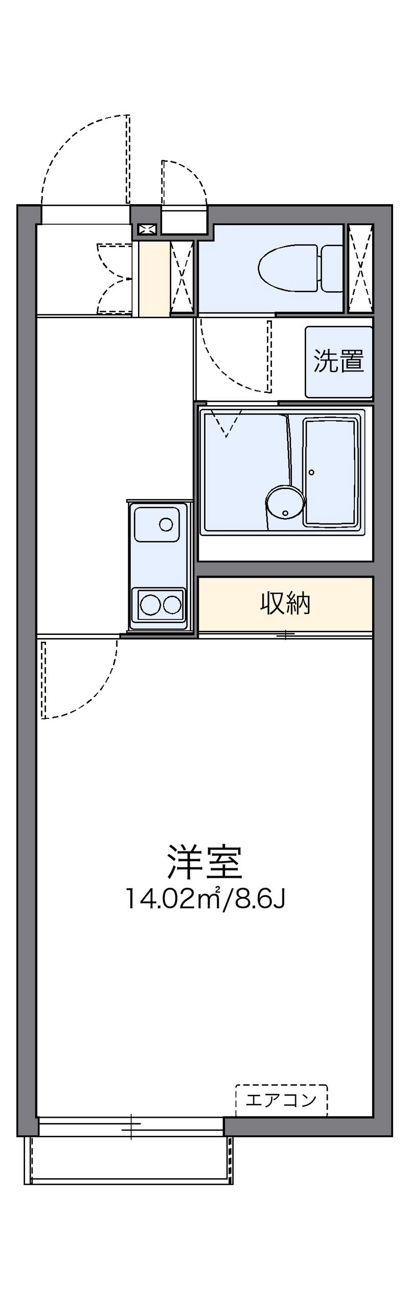 レオネクスト住吉ヒルズⅡ 間取図