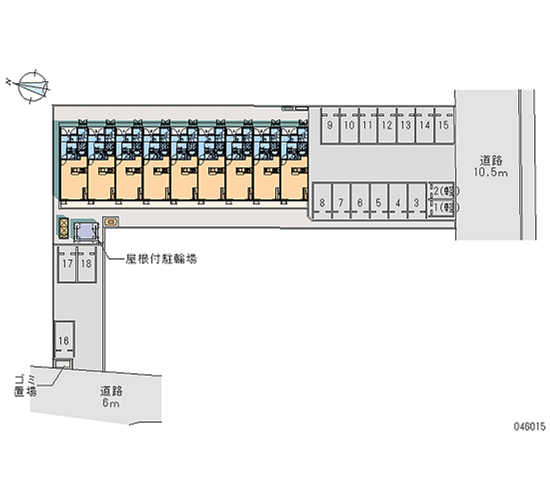 46015 bãi đậu xe hàng tháng