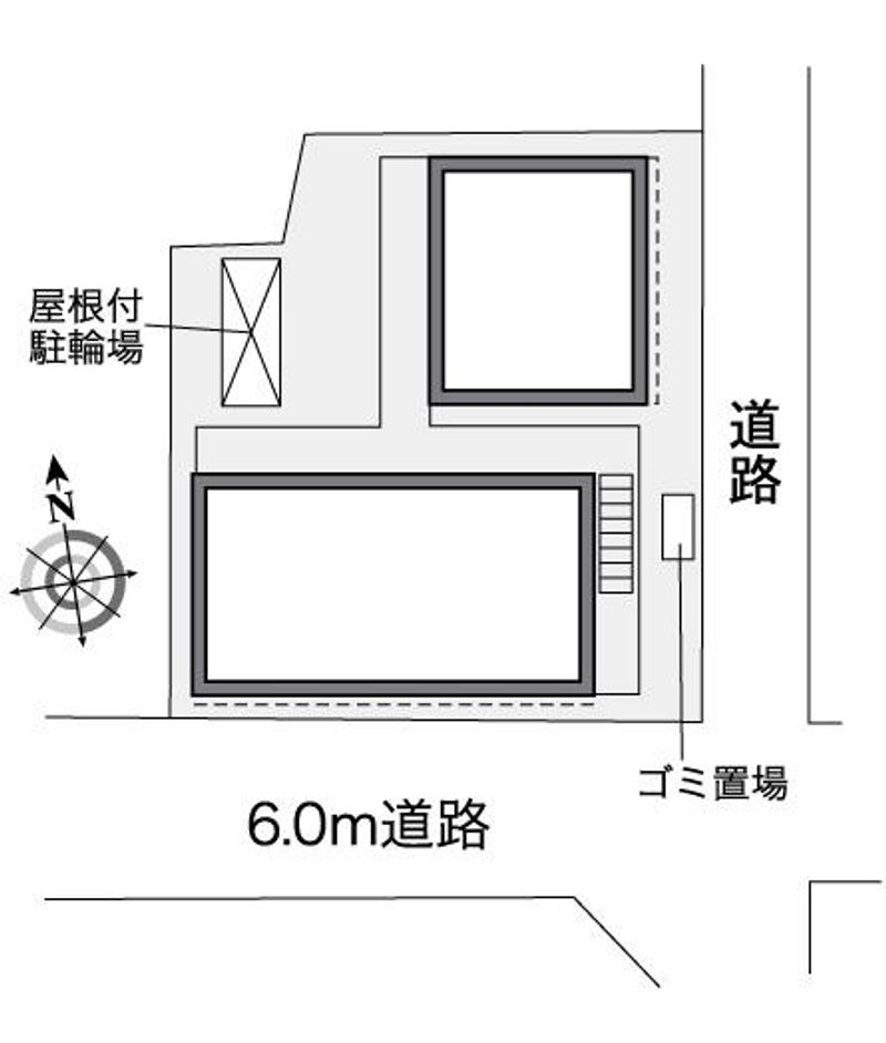 レオパレス綱島ＩＳＨＩＩ 配置図