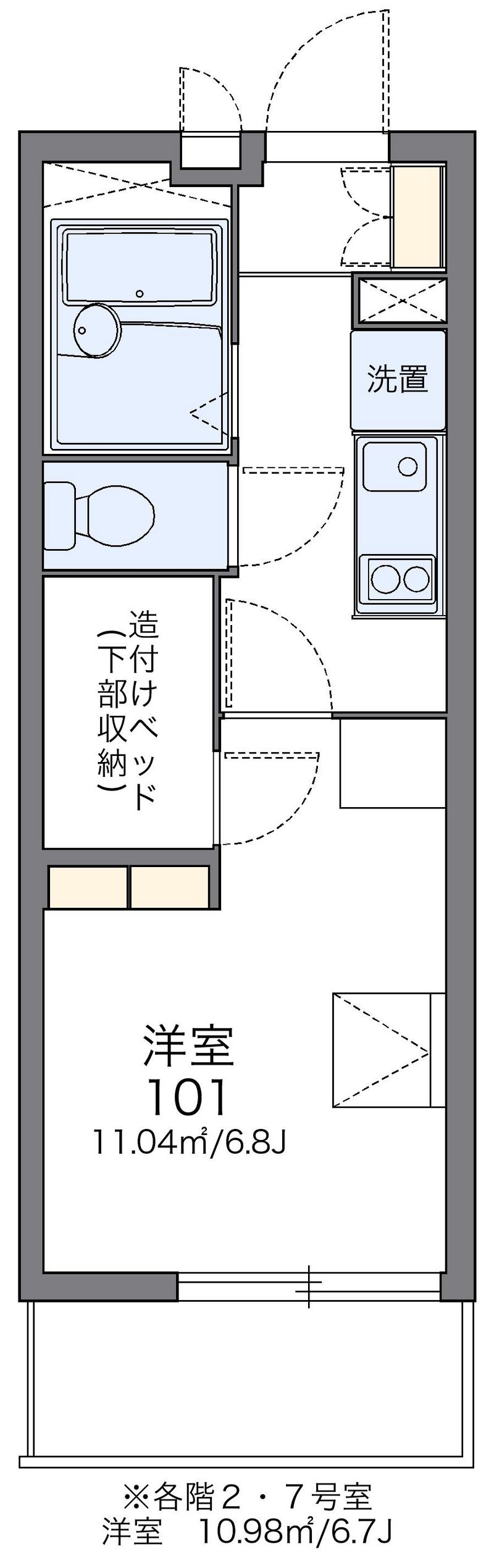 レオパレスＡｎｇｅｌ柏 間取図