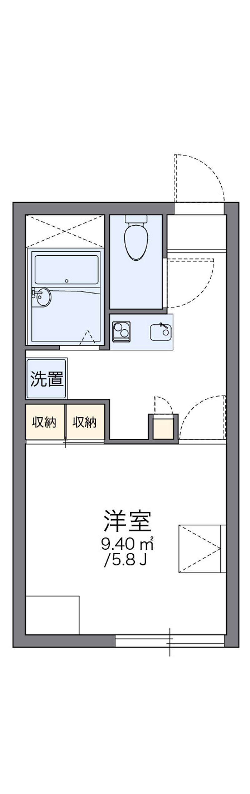 レオパレスディアコート 間取図