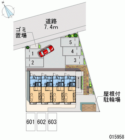 15958 Monthly parking lot