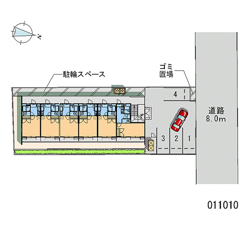 レオパレスエスポワール 月極駐車場