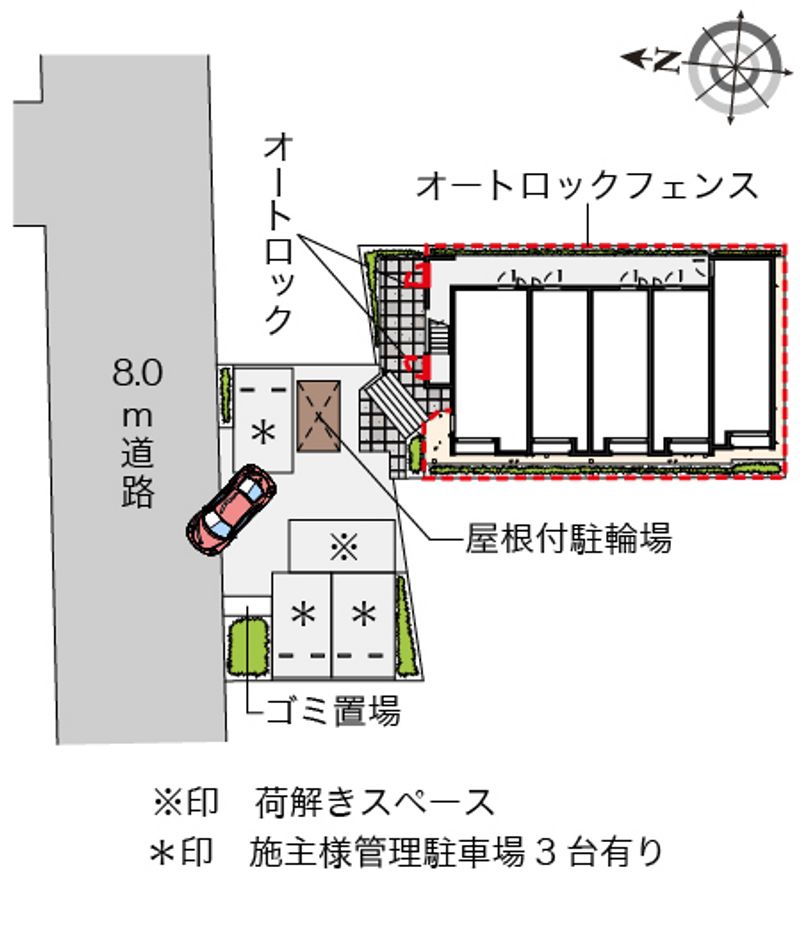 クレイノサングランド 配置図