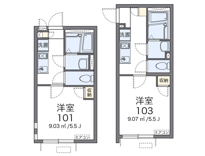 クレイノエスポワール 間取図