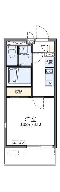 レオネクストアヴリール九条 間取り図