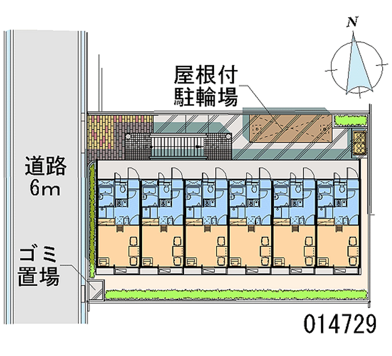 レオパレスＭＡＩＳＯＮ　ＪＵＲＡＫＵ 区画図