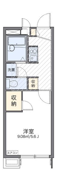 レオパレス旭 間取り図