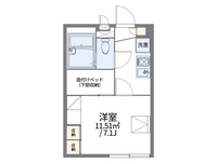 レオパレスはざま 間取り図