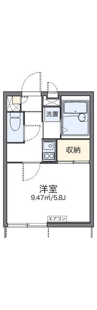 レオパレスピアーチェ 間取り図