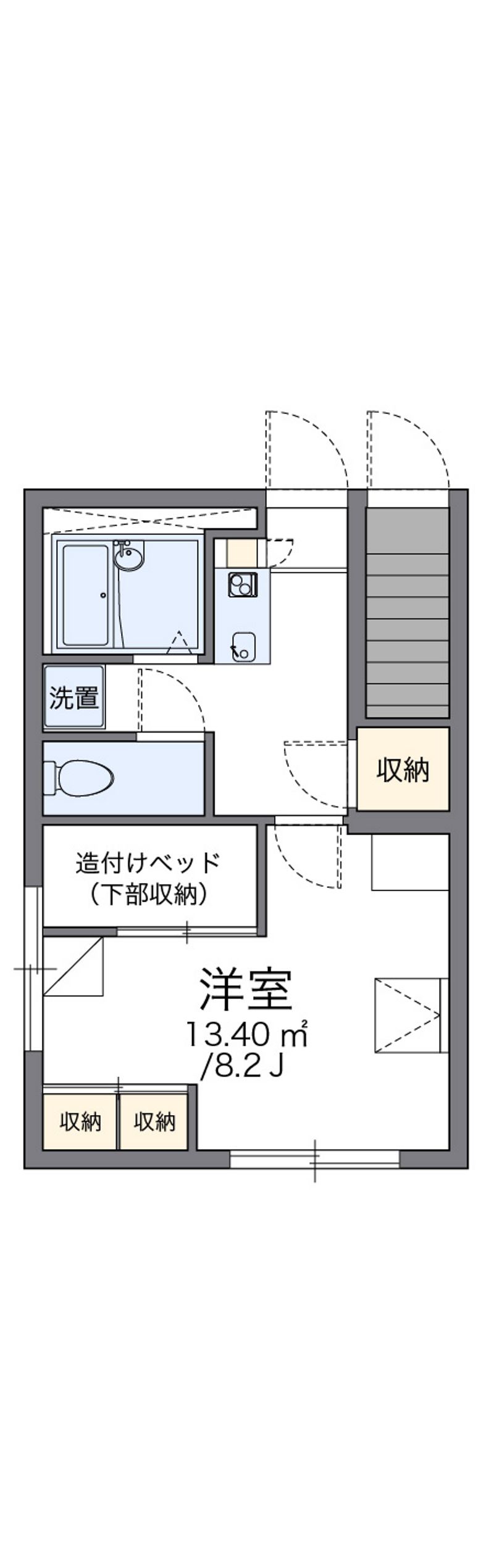 レオパレス下石田 間取り