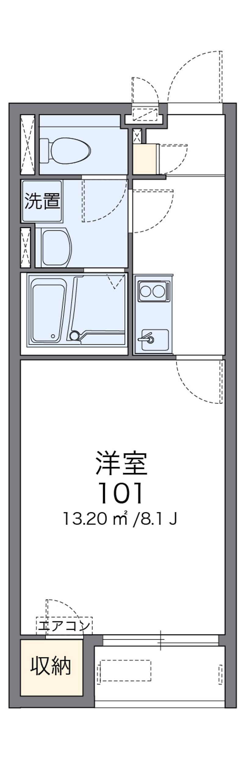 レオネクストフェリオ　神立 間取図