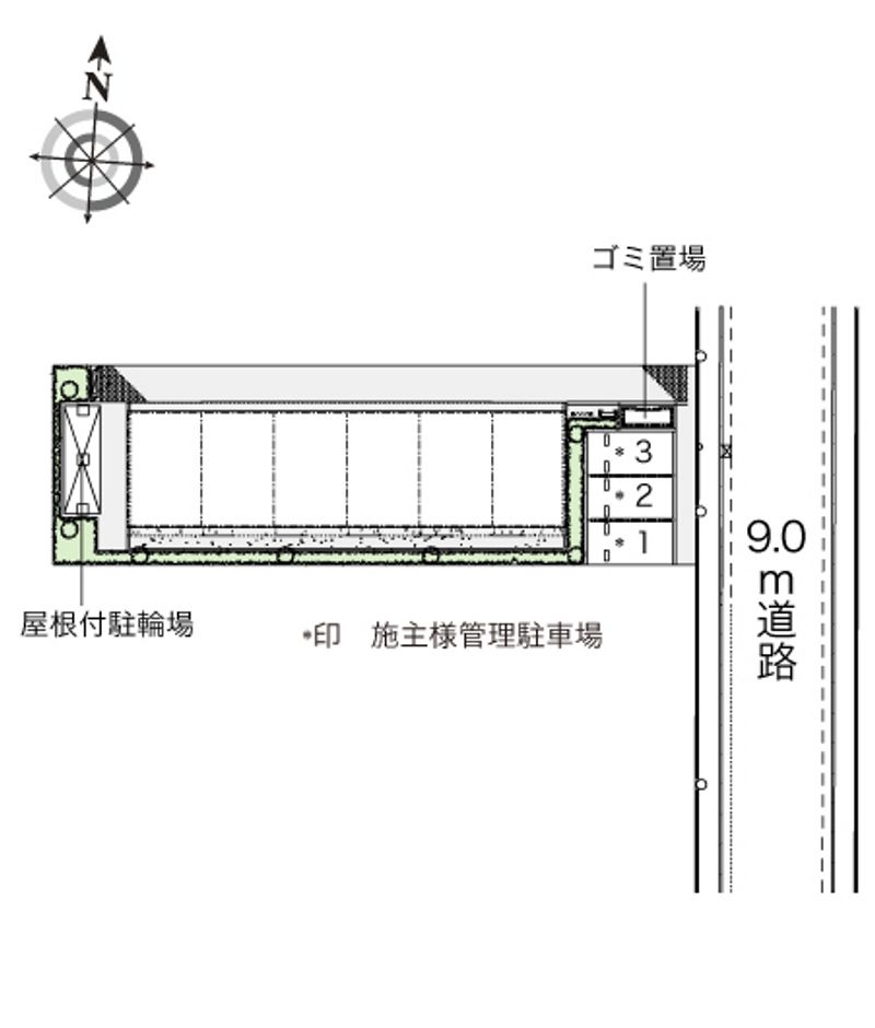 レオネクストこぶし 配置図