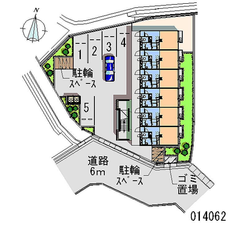 レオパレス南ひばりガ丘 月極駐車場