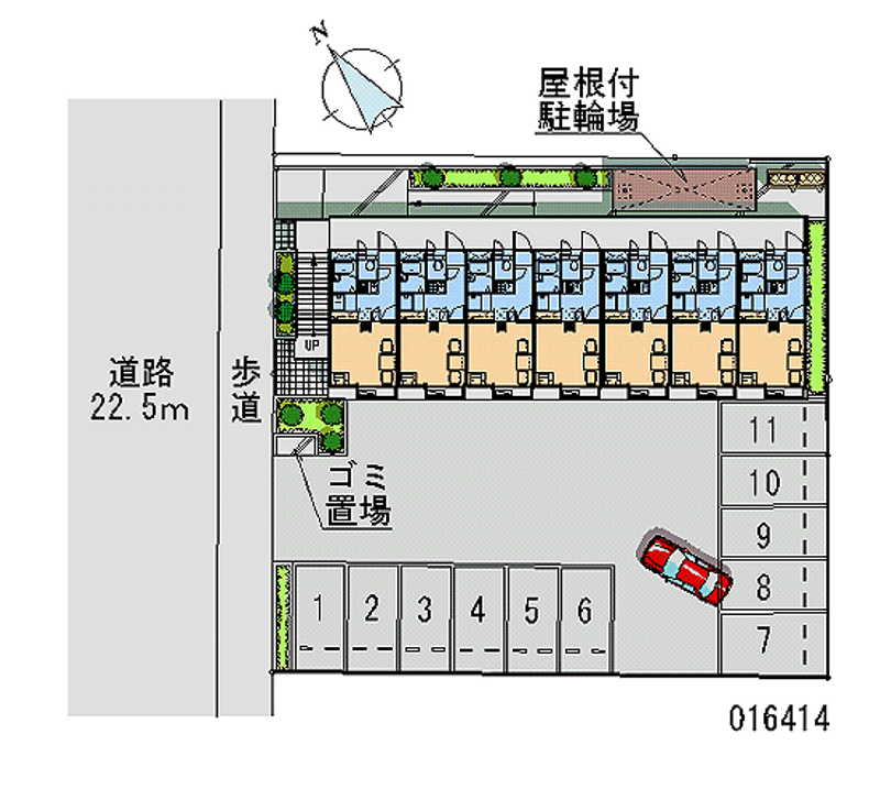 レオパレス福王台 区画図