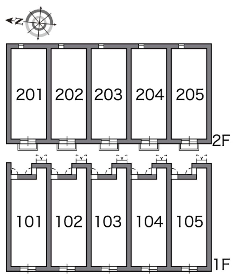 レオネクストサン　さいの木 間取配置図