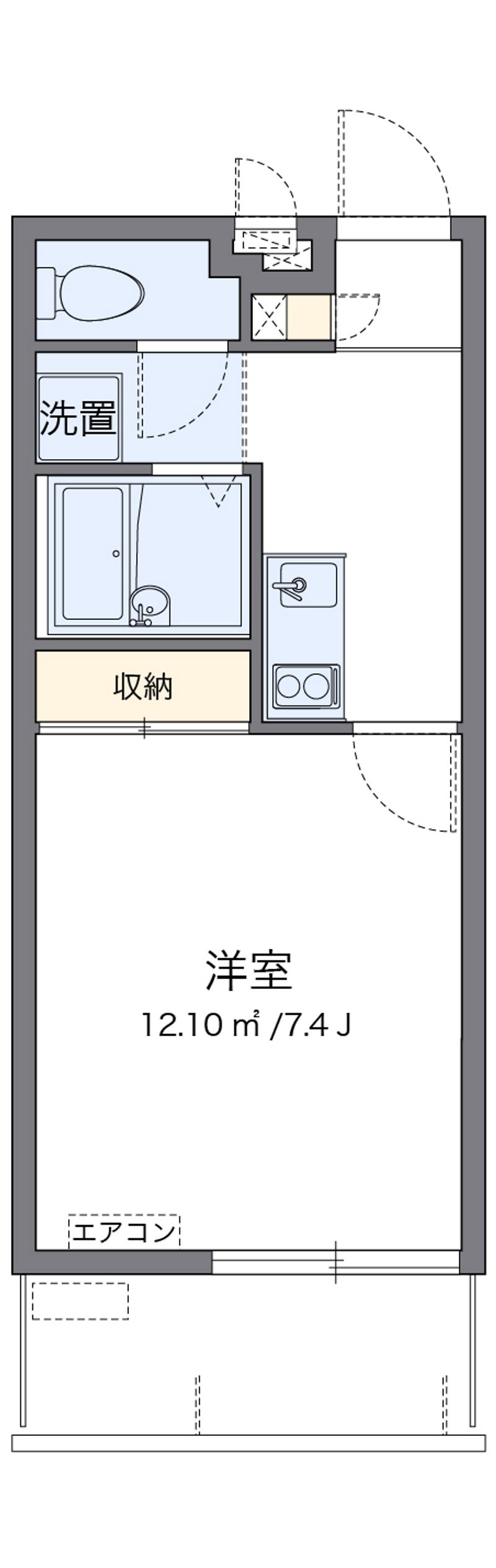 クレイノかりゆしⅡ 間取図