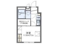 レオパレスアムール 間取り図