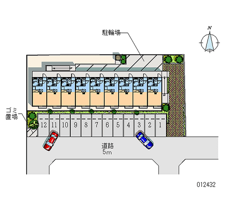 12432 Monthly parking lot