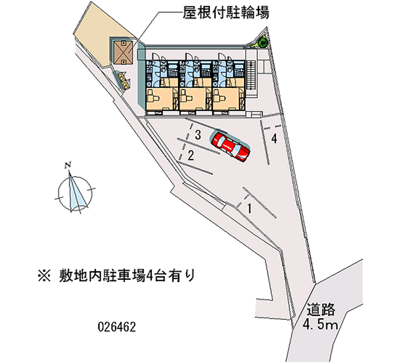 レオパレス獅子ヶ谷 区画図