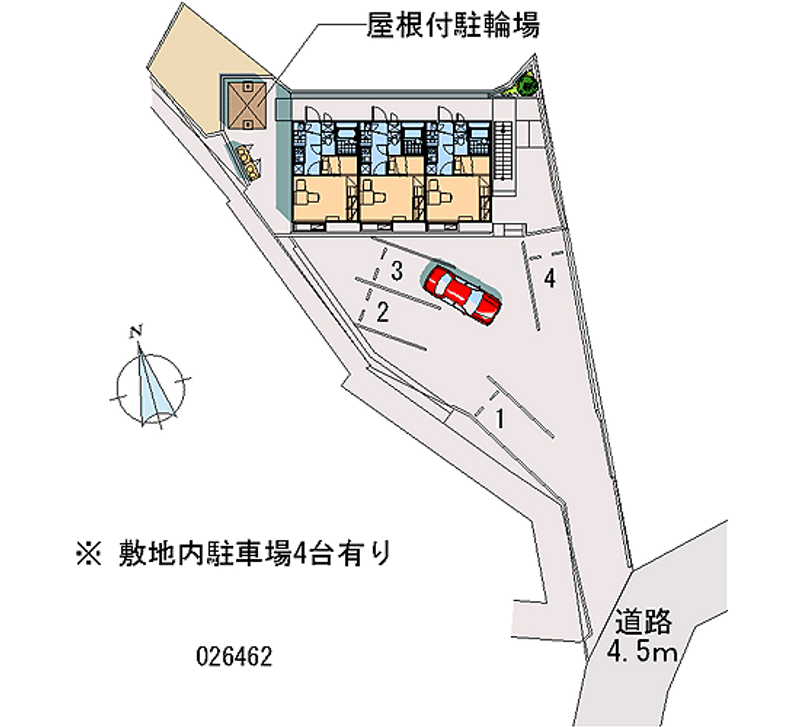 レオパレス獅子ヶ谷 月極駐車場