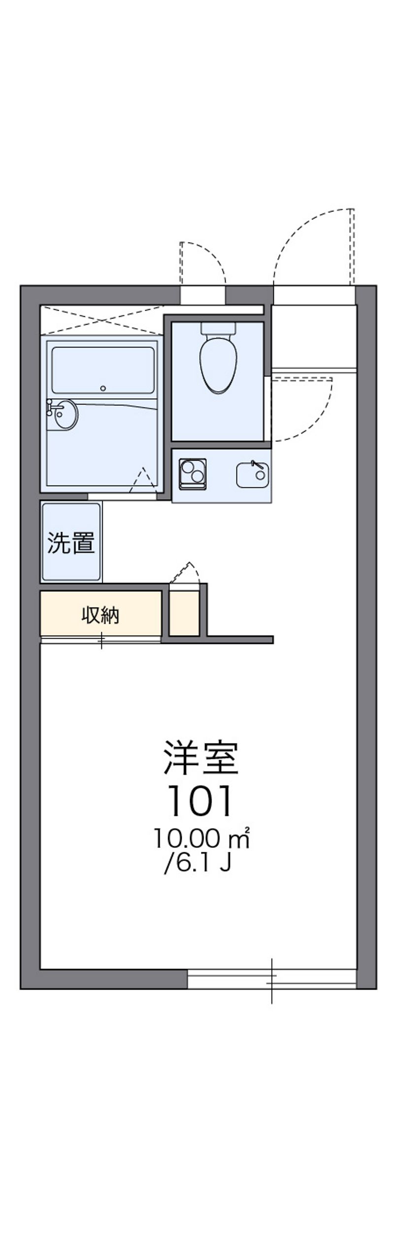 レオパレスＹＨＦ 間取図