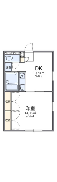 レオパレス合志 間取り図