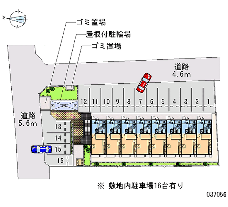 レオパレス新庄寺 月極駐車場