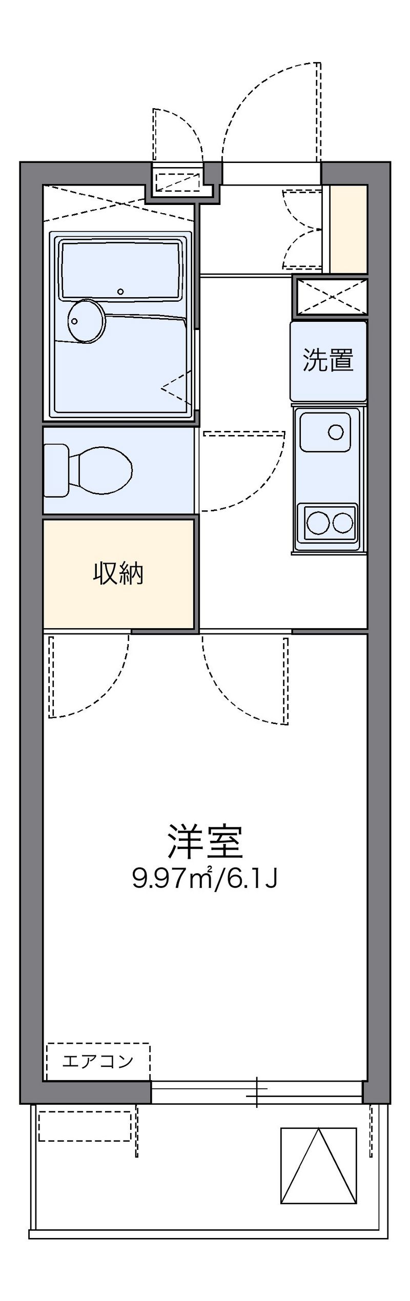 レオパレス武庫南 間取図